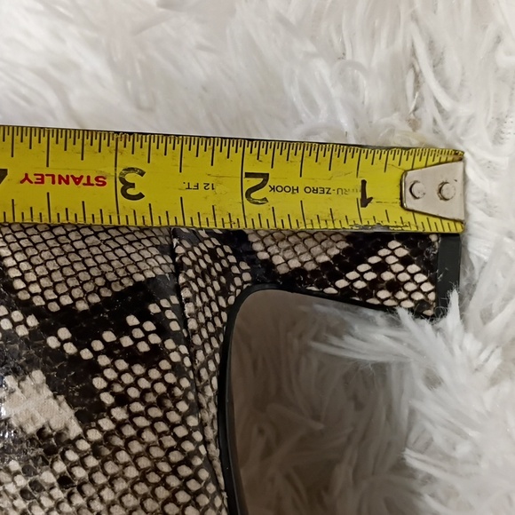 New Steve Madden Kapitol Python Print Ankle Booties Size 10M - Picture 4 of 12